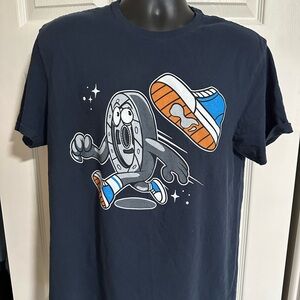 Dark Gray T-Shirt with Unique Graphic